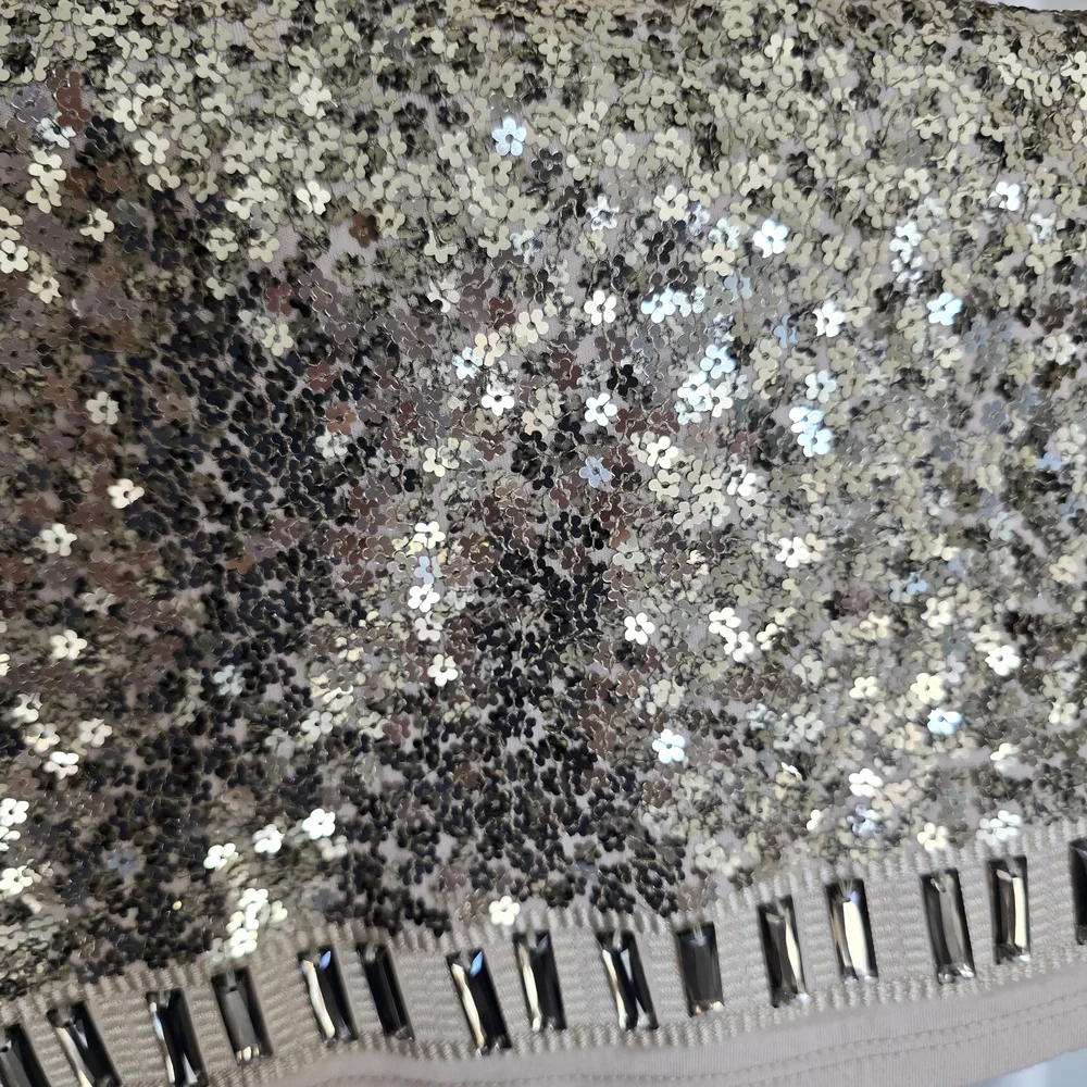 White House Black Market Gold Sequin Tank Top - Picture 5 of 5